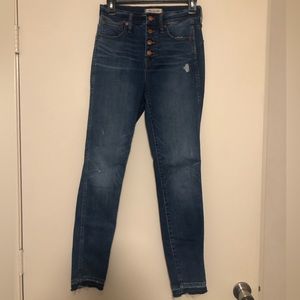 Madewell 10” High Rise Skinny Jeans